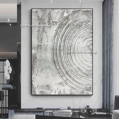 New Handmade Oil paintin Simple Design Wall Art Paintings Abstract Heavy Textured Acrylic Hot Selling Thick Knife Canvas Artwork