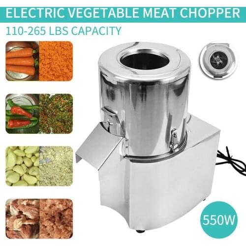 220V/110V Commercial Electric Meat Grinder Food Vegetable Fruit Processor Blender Chopper Mincer 550W