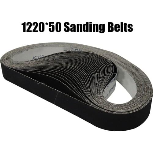 10 pieces 50x1220mm A/O Abrasive Sanding Belts 2"*48" P40-1000 Coarse to Fine Grinding Belt Grinder Accessories