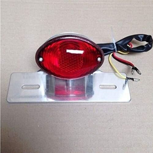 Motorcycle License Plate Brake Tail Light Red Lens For LC8 LC2 MX EXC SM EXE Duke Kawasaki Honda Yamaha