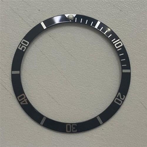 36.5MM Watch Bezel Insert Ring for Wristwatch Replacement Aluminum Watch Ring Repair Kit
