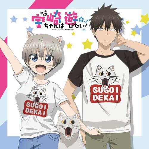 New Anime Uzaki-chan wa Asobitai! Uzaki-chan Wants to Hang Out Uzaki hana cosplay t-shirt costume Unisex cotton t shirt tee tops
