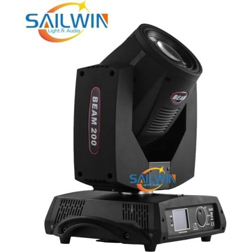 SAILWIN LIGHT Stock Lyre 7R 230W Sharpy Moving Head Beam Light Stage Moving Head Light DMX Stage Lighting With Static Gobos