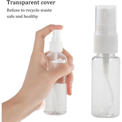 30/50/100ml Portable Transparent Refillable Mini Perfume Empty Spray Bottle Plastic Spray Atomizer Travel Cosmetic Container