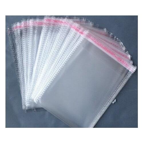 800pcs/lot 9*13cm Wholesale transparent Opp Bags Clear Self Adhesive Seal Plastic Bag/Packaging Bags Resealable Cellophane Bags