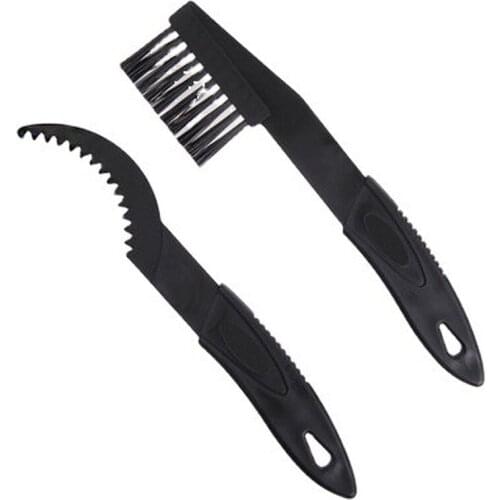2Pcs Plastic Bicycle Chain Cleaner Scrubber Brushes Mountain Bike Wash Tool Set Cycling Cleaning Kit Bicycle Repair Tool