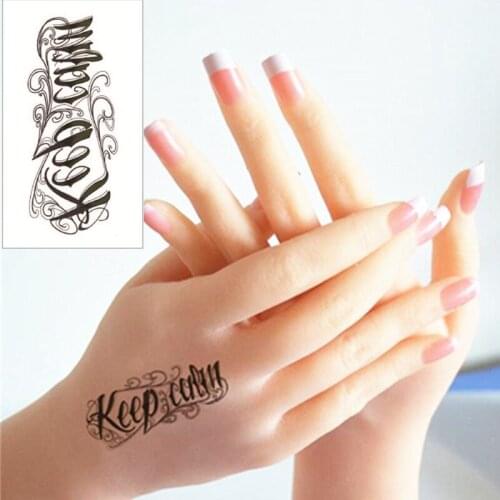SHNAPIGN Black Totem Flash Tattoo Hand Sticker 10.5*6cm Small Waterproof Henna Beauty Temporary Body Sticker Art FREE SHIPPING