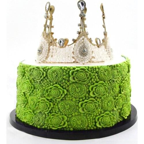 3D lovely flower pattern Silicone Mold Cake Decoration Cake Sugar Chocolate Baking tools fondant Silicone Moulds