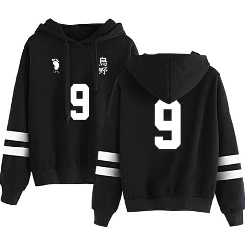 Haikyuu Oversized Print Sweatshirt Hoodies For Men Top Clothes Winter Mens Hoodies Full Sleeve