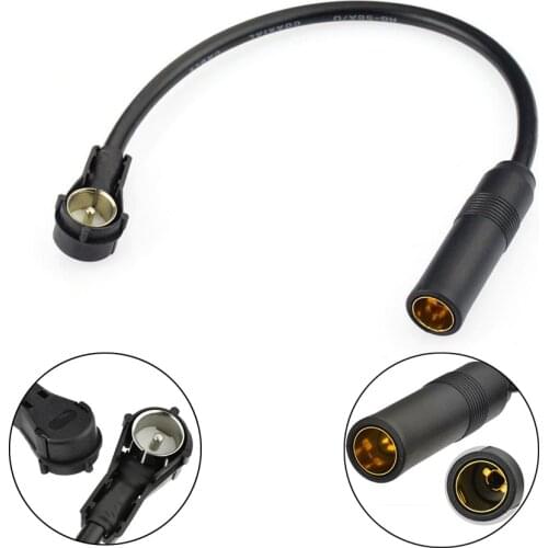 Extension Radio Aerial DIN To ISO Replacement Car Accessories Durable Antenna Adapter Convert Cable To Use