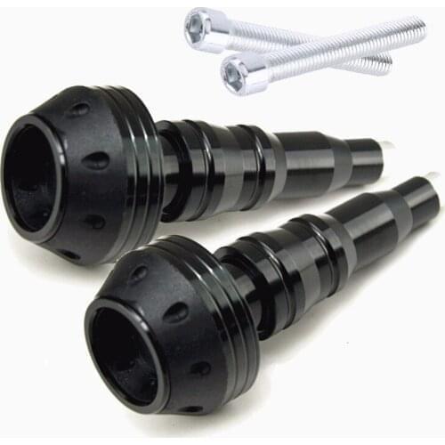 2x Universal Falling Protectors Motorcycle Cnc Aluminum Alloy Frame Slider Anti Crash Caps Engine Protection Moto Frame Sliders