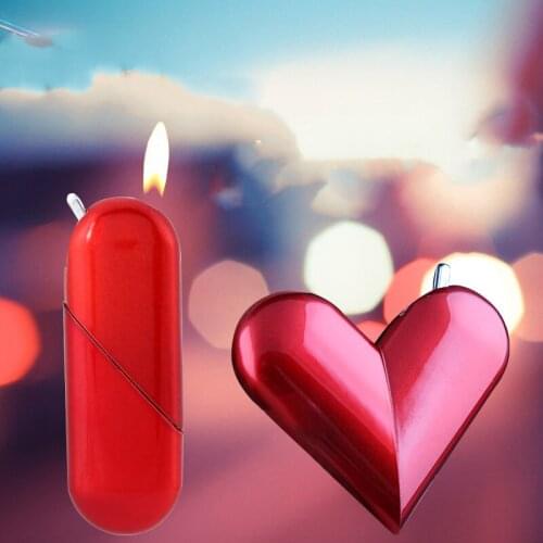 Magic Love Creative Lighter Butane Gas Flint Lady Cigarette Lighter Valentines Day Gift Cigarette Accessories