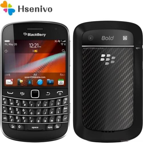 Blackberry 9900 Refurbished-Original Blackberry 9900 Cell Phone 3G QWERTY+Touch screen 2.8' WiFi GPS 5.0MP 8GB ROM blackberry
