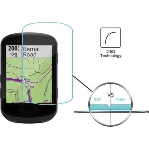 Screen Protector Clear Full Protective Film for Garmin Edge 530/830 2021Newest Tempered Glass Screen