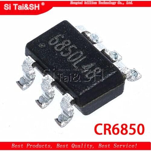10PCS CR6850 6850 SOT23-6 PWM Controller Power Supply IC