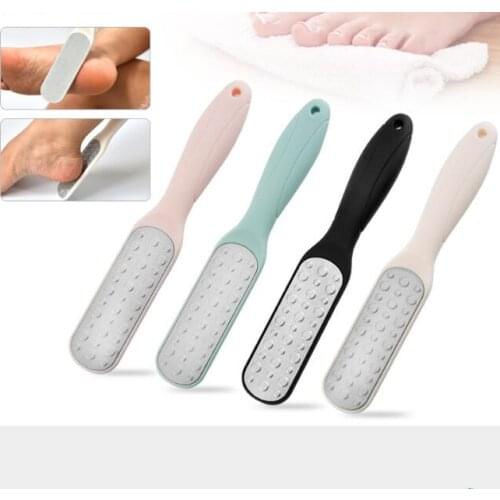 100Pcs/Lot Foot File Rasp Foot Rubbing Plate Stainless Steel Dead Skin Calluses Cutin Foot Grinding File Manicure HA2226