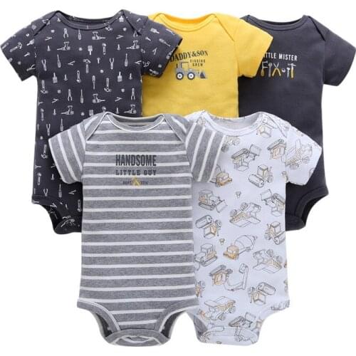 2018 Summer cotton Baby Rompers Toddler Jumpsuit spring Baby Girls boys Newborn clothes bebe overall clothes baby clothing