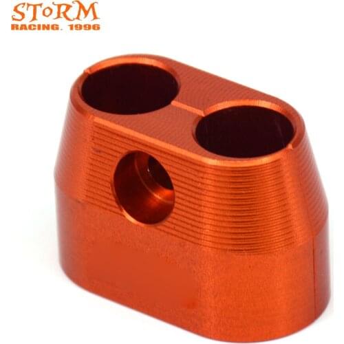 Aluminum Brake Line Hose Clamps Holder For KTM SX XC-F XCF EXCF EXC XCFW XCW XC-W MODELS 4 STROKE 350 390 450 530 Dirt Bike