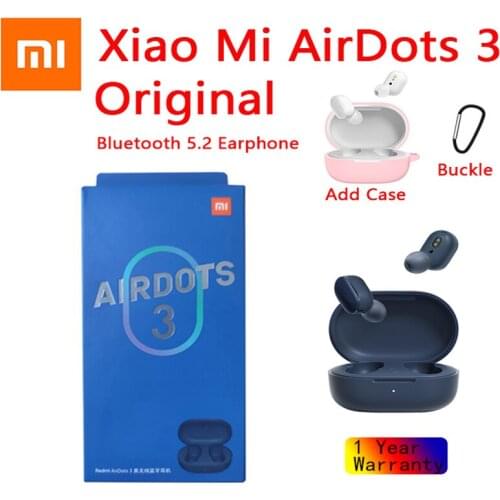 Xiaomi Redmi AirDots 3 True Wireless Bluetooth earphone aptX Adaptive Stereo Bass With Mic Handsfree TWS Earbuds