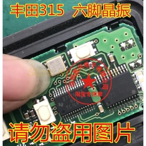 Easy Break Crystal for Toyota smart card fragile crystal oscillator New Remote Key 315 Frequency Car Key Crystal 315MHZ