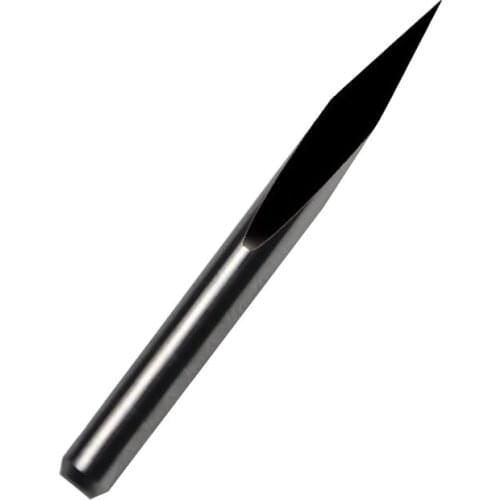 HUHAO 5pcs 3 Edge 4mm Dia 30 Angle 0.2mm Tip Carbide Woodworking Tools CNC Router Machine