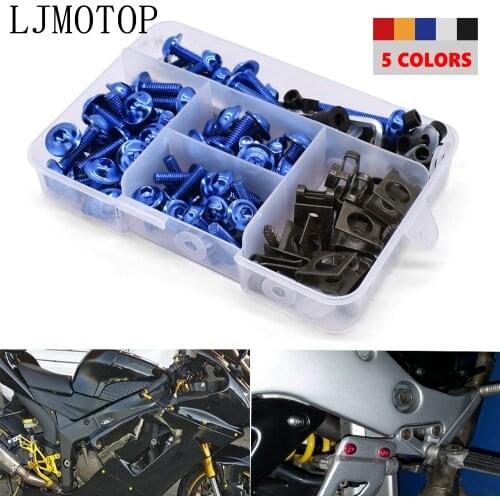 Aluminum Motorcycle Fairing Screws Nuts Kit Moto Body Work Bolts Screw For Ducati MONSTER S2R 800 748 916 996 998 848 M620 M750