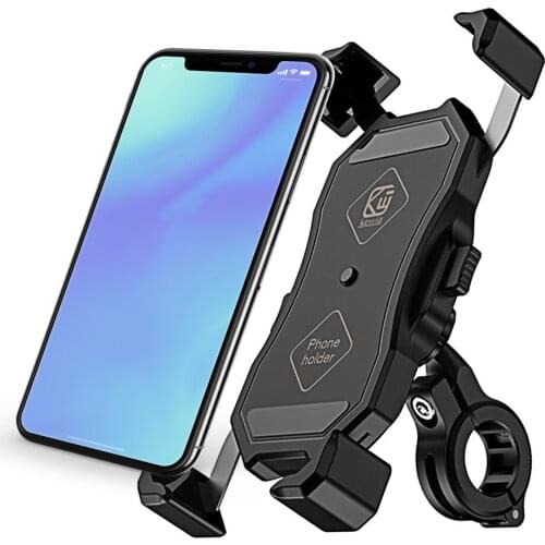 LEEPEE For iPhone Samsung Motorcycle Accessories Handlebar Stand Mount Motorcycle Bicycle Phone Holder Universal Bracket Type