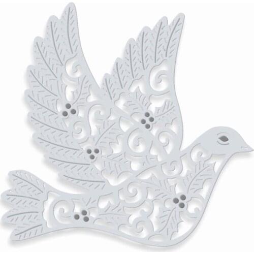2020 New Bird Animal Pigeon Lark Metal Cutting Dies For Cut Paper Craft Making Decoration Greeting Card Scrapbooking NO Stamps