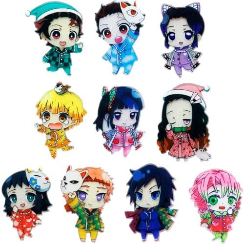 Cartoon Character Boys Girls Glitter Acrylic Flatback Planar Resin DIY Making Bow-knot Hairpin Phone Case Decor Crafts,10Yc19565