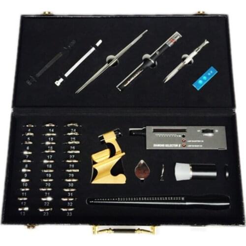 Diamond Identification Tool Set Jewelry Testing Instrument Box