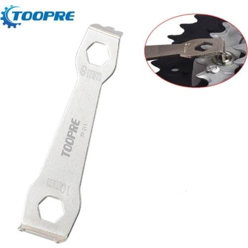 Bike Crankset Bolt Fixed Wrench Repair Tools Steel MTB Bicycle Crank Key Crankwheel Removal Tool Hexagon Tool Bike Accessories