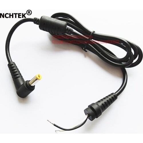 NCHTEK DC Male Tip Plug 5.5x1.7mm Connector with Cable Cord For Laptop Notebookd Acer, 5.5/ 1.7mm Adapter ,50pcs , wholesale