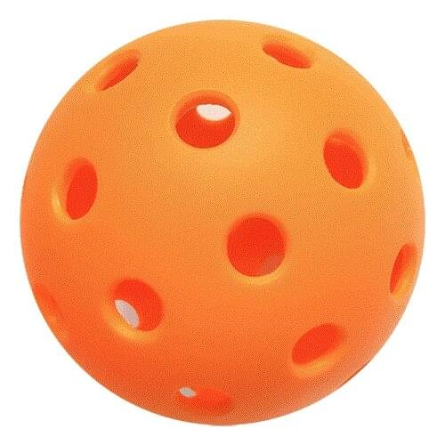Orange Pickleball Balls 40 Holes Tennis Balls Golf Balls For Outdoor Indoor Practice Light Durable Resistance