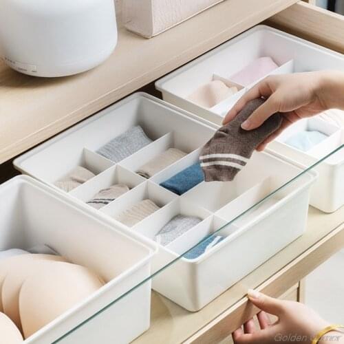 Self Adhesive Under Desk Drawer Hidden Organizer Storage Box Holder Stationery Wardrobe Bathroom Organizer Dropship