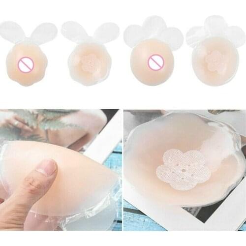 Self-Adhesive Invisable Bra Soft Silicone Nipple Cover Breast Petal Lift Pasties Soft Boobs Queen Transvestite Mastectomy Bra