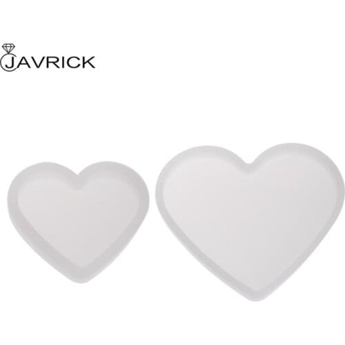 Silicone Mold Heart Shape Epoxy Resin DIY Jewelry Making Crafts Cake Decorations