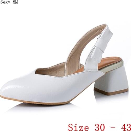Pumps Women Oxfords Career Slingbacks Shoes High Heels Woman High Heel Shoes Small Plus Size 30 31 32 33 - 40 41 42 43