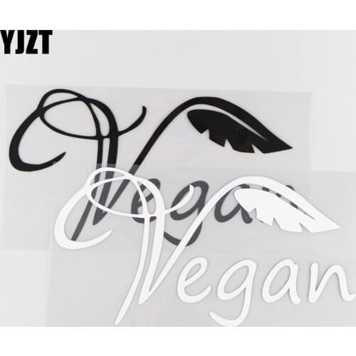 YJZT 25.4CM*12.9CM Vegan Decorate Bumper Car Sticker Vinyl Decal Accessories Black/Silver 4A-0029