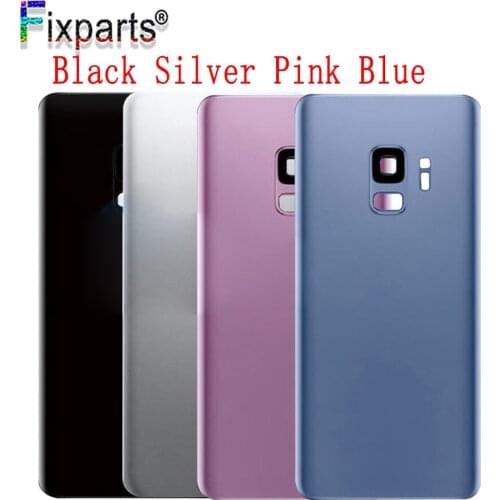 For SAMSUNG GALAXY S9 Plus Back Glass Battery Cover Rear Glass Door Housing Panel Case For SAMSUNG S9 Battery Cover Replacement