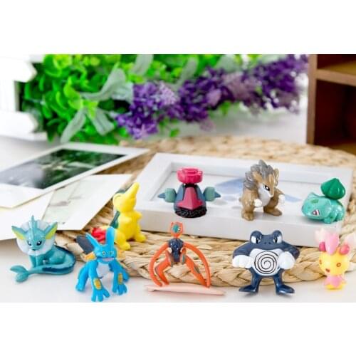 10pcs/set Different Original Pokemon Doll Toys For Children 3-5cm Action Figure Model Takara Tomy Original Toys