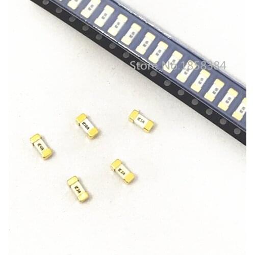 10PCS/LOT 1808 125V 0451 SMD Fast blow Fuse 0.5A 0.75A 1A 2A 3A 4A 5A 6.3A 8A 10A 12A 15A 500MA 750MA 0451 ultra-rapid fuses