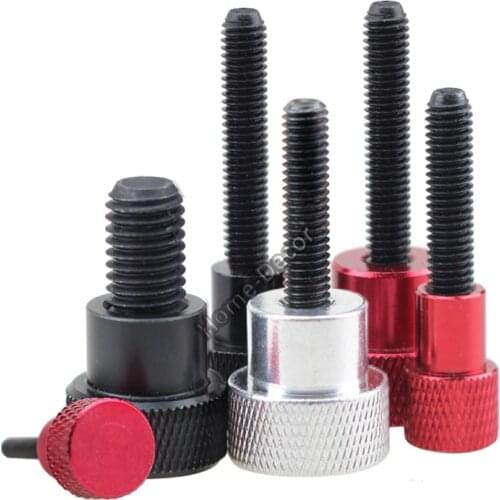 10 PCS M3&M4 12 mm Thickness for the Head Lens Screw Hand Screw Caliper Screw Lens adjusting Positioning Micro Screw Knurling