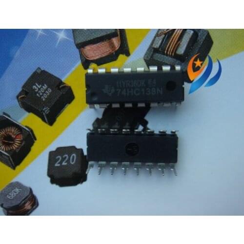 100PCS SN74HC138N DIP16 SN74HC138 DIP 74HC138N 74HC138 DIP-16 new and original IC