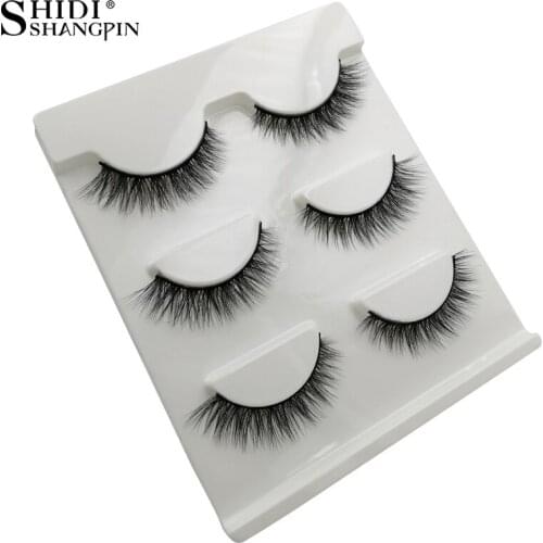 3 Pairs False Eyelashes Fake Lashes Thick Makeup Real 3d Mink Lashes Soft Eyelash Extension Fake Eye Lashes Long Mink Eyelashes