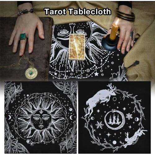 49*49CM Altar Tarot Tarot Tablecloth High-grade Thick Tarot Divination Cards Table Cloth for Magicians Daily Board Games
