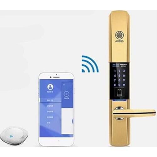 APP Remote Control Fingerprint /Password/RFID Card Access Control Lock