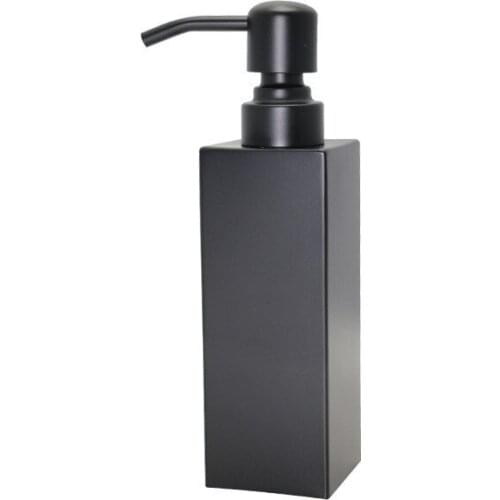 B21 stainless steel square bottle, shower gel, desktop pressing soap dispenser, hotel bathroom supplies