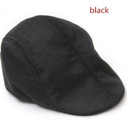 VORON new Summer beret men design linen hat women autumn and winter berets comfortable boinas breathable mesh cap sunbonnet toca