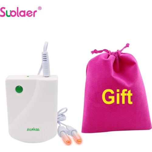 BioNase Nose Rhinitis Sinusitis Cure Therapy Nose Massage Hay fever Low Frequency Pulse Laser Runny sneeze treatment Machine