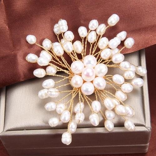 Brooch Jewelry fresh pearl brooch pearl brooches for women Dress Badge luxury pearls brooch Jewelry baroque pearl brooch брошь
